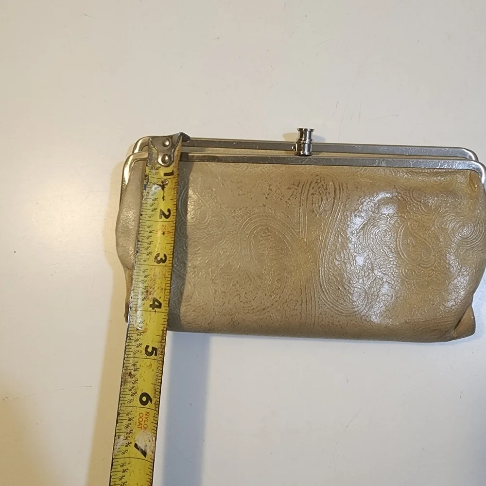 Hobo International Vintage Leather Elegant Tan Clutch Bag